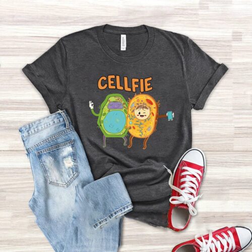 Funny Cellife Science Teacher Biology Men Women Middle School Shirt image 0